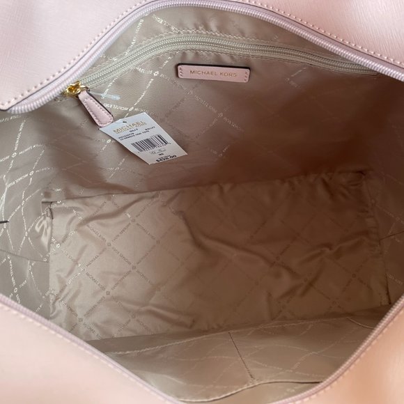 Michael Kors Gilly L Drawstring Tote Bag MK Pink - Picture 7 of 10